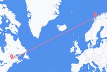 Flyreiser fra Québec, Canada til Andenes, Norge