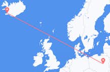 Flyreiser fra Warszawa, til Reykjavík