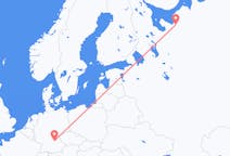 Fly fra Arkhangelsk til Nürnberg