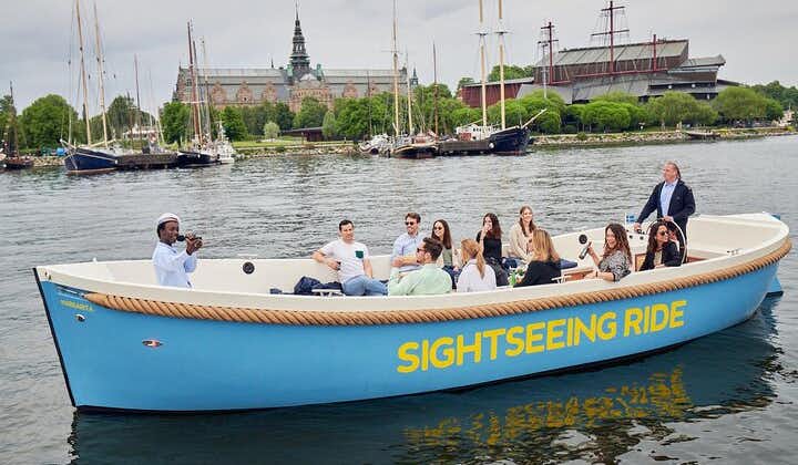 Åben el-bådtur i Stockholm