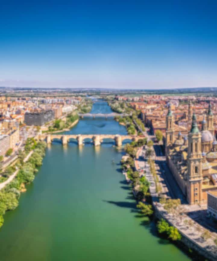 Flights from Deauville, France to Zaragoza, Spain