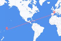 Flyreiser fra Apia, Samoa til Barcelona, Spania