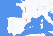 Voli from Poitiers, Francia to Ibiza, Spagna