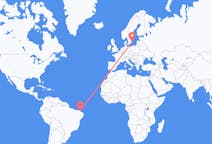 Flights from Fortaleza, Brazil to Kalmar, Sweden