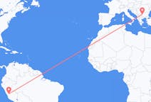 Flyg från Jauja, Peru till Sofia, Bulgarien