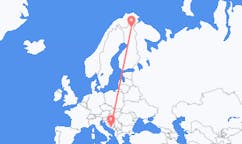 Flug frá Mostar, Bosníu og Hersegóvínu til Ivalo, Finnlandi