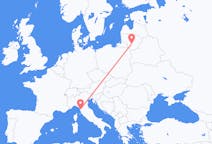Flyrejser fra Kaunas til Pisa