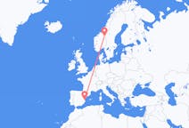 Loty z miasta Walencja do miasta Røros