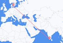 Flights from Thiruvananthapuram, India to Malmö, Sweden