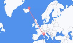 Flyreiser fra Egilsstaðir, Island til Figari, Frankrike