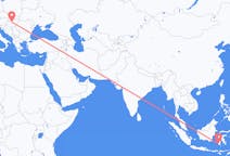 印度尼西亚出发地 望加錫飞往印度尼西亚目的地 布达佩斯的航班