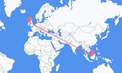Flyrejser fra Bintulu, Malaysia til Belfast, Nordirland