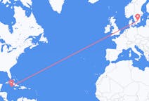Fly fra Little Cayman til Växjö