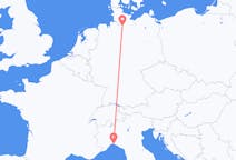 Flyreiser fra Genova, til Hamburg