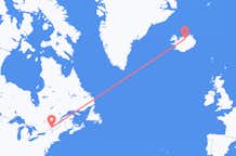 Flights from Montreal to Akureyri