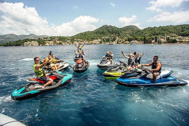 2-stündige unterhaltsame und aufregende Jet-Ski-Safari-Abenteuertour durch Dubrovnik