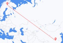 Flyrejser fra Zhangjiajie, Kina til Kittilä, Finland
