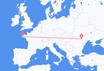 Flights from Quimper, France to Iași, Romania