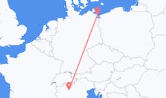 Flights from Heringsdorf to Milan