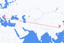 Flyreiser fra Yueyang, Kina til Dele, Kroatia