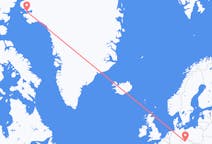 出发地 捷克布拉格目的地 格陵兰卡納克的航班