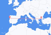 Flyreiser fra Alexandroupolis, Hellas til Porto, Portugal