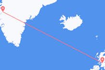 Vluchten van Glasgow naar Kangerlussuaq