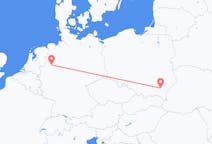 ドイツ、 ムンスターから、ドイツ、ジェシェフへ行きのフライト