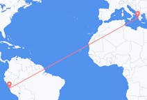 Flyreiser fra Lima, Peru til Kefallinia, Hellas