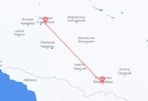 Vluchten van Vladikavkaz naar Stavropol