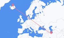 Flyrejser fra Teheran, Iran til Akureyri, Island