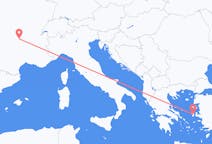 Flights from Clermont-Ferrand to Chios