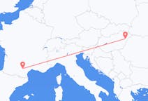 Flyg från Castres till Debrecen