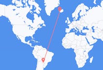 Flyg från Asunción, Paraguay till Reykjavík, Island