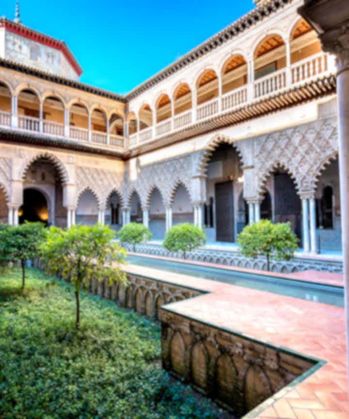 Flights from Oujda, Morocco to Seville, Spain