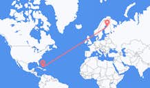 Vols de Crooked Island, les Bahamas pour Oulu, Finlande
