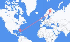 Flyreiser fra Crooked øy, Bahamas til Uleåborg, Finland