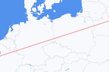 Flyg från Minsk, Vitryssland till Paris, Frankrike