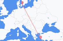 Flyreiser fra Leros, Hellas til København, Danmark