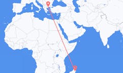 Flyreiser fra Maroantsetra, Madagaskar til Kavala Prefecture, Hellas