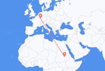 Flights from Khartoum, Sudan to Saarbrücken, Germany
