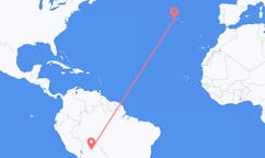 Flyrejser fra Trinidad, Bolivia til Horta, Azorerne, Portugal