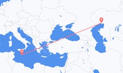 Flyg från Atyraw, Kazakstan till Malta (kommun), Malta