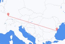 Flyreiser fra Constanta, Romania til Strasbourg, Frankrike