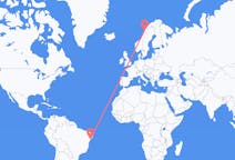 Flights from Aracaju, Brazil to Bodø, Norway