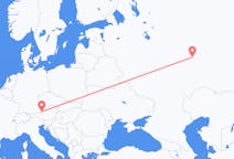 Flights from Kazan, Russia to Salzburg, Austria