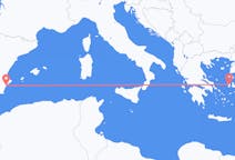 Flyrejser fra Alicante, Spanien til Chios, Grækenland