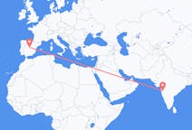 Flyrejser fra Pune, Indien til Madrid, Spanien