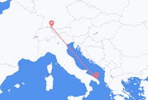 Flights from Friedrichshafen, Germany to Brindisi, Italy