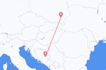 Flights from Rzeszow to Sarajevo